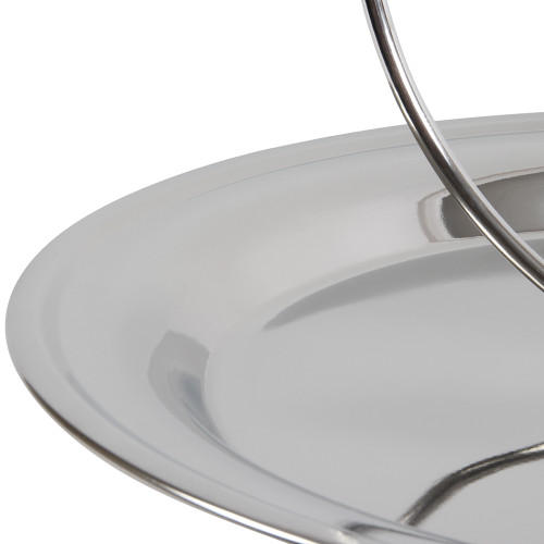 King`s Round Dish Table Top Parrot Play Stand White 4