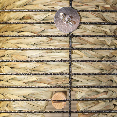 Avian Hut Natural Hideaway Over Perch Parrot Tent Medium 5