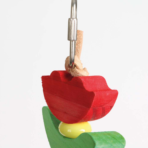Fantastic Flower Chewable Wood Parrot Toy