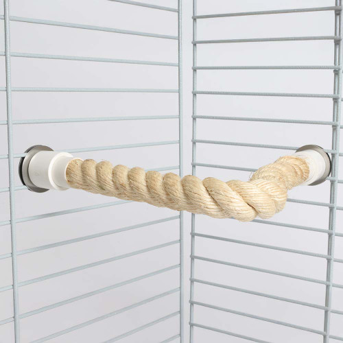 40cm Sisal Rope Straight Parrot Perch - Small