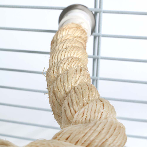40cm Sisal Rope Straight Parrot Perch - Small