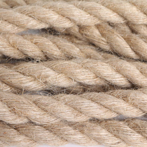 Natural Jute Rope Parrot Toy Making Part - 10mm x 3m