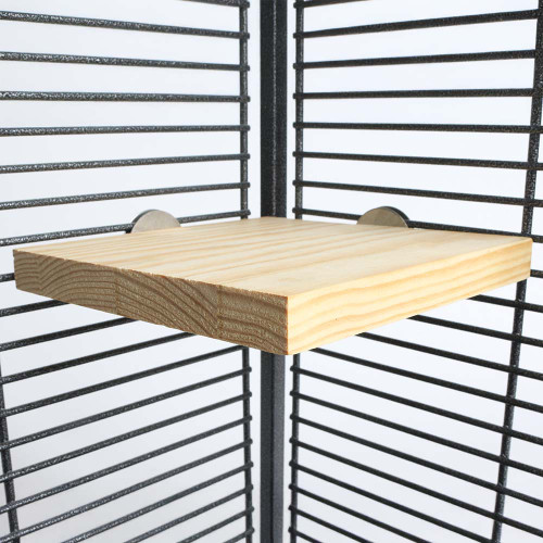 Square Corner Platform Parrot Perch Large