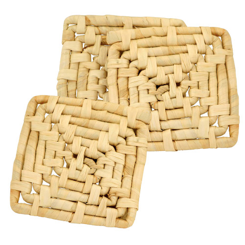 Natural Maize Mat Chewable Toy for Parrots Pack of 3