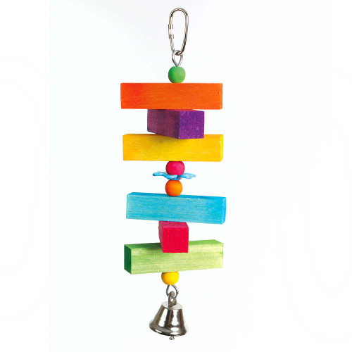 Cheep Cheep Balsa Wood Chews Stacker Parrot Toy