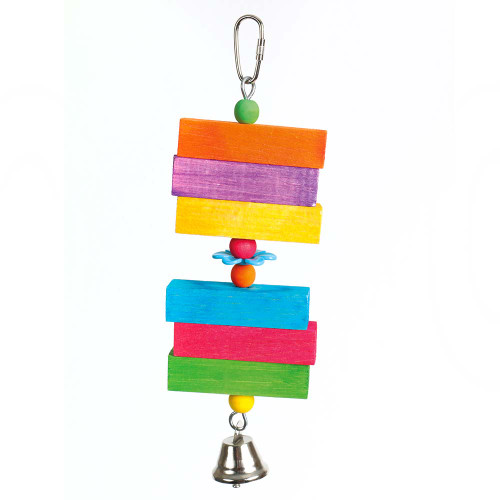Cheep Cheep Balsa Wood Chews Stacker Parrot Toy