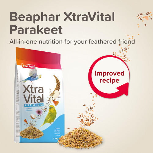 Beaphar XtraVital Vitamin Enriched Budgie Food 1kg