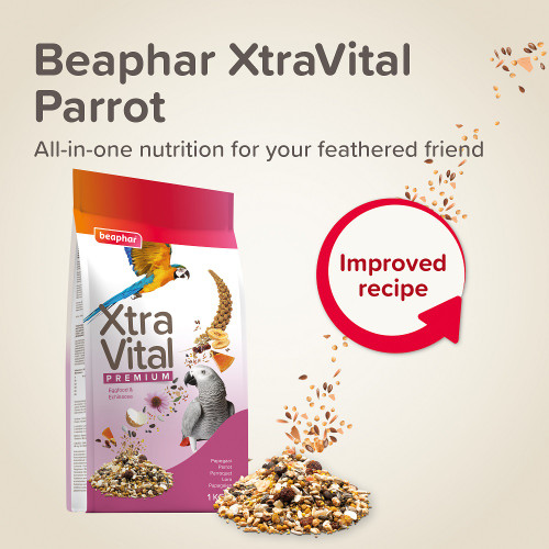 Beaphar XtraVital Vitamin Enriched Parrot Food 1kg