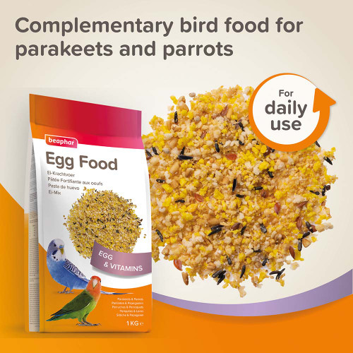 Beaphar Eggfood for Parakeets and Parrots - 1kg