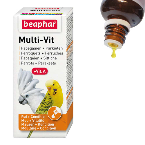Beaphar Multi-Vit Parrot Vitamin Supplement - 20ml