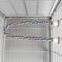 Coloured Cotton Parrot Perch - Medium 3