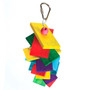 Coloured Stacker Wooden Parrot Toy - Large 1