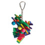 Starry Eyed Wood and Rope Parrot Toy