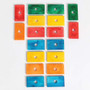 Coloured Wood Slices - Small - Parrot Toy Parts - Pack of 20 3