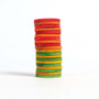Colourful Wooden Wheels Small - Parrot Toy Parts - 20 Pack 1