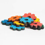 Coloured Pine Wood Daisies - Parrot Toy Parts  - 14 Pack