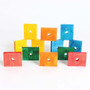 Coloured Wood Slats Large - Parrot Toy Parts - Pack of 14