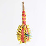 Pineapple Pinata Small Natural Woven Palm Leaf Parrot Toy 1