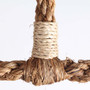 Natural Abaca Rope T Shaped Parrot Perch Medium 3