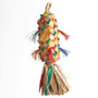 Coloured Pinata Spiked Palm Leaf Shredding Parrot Toy Small