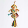Coloured Pinata Spiked Palm Leaf Shredding Parrot Toy Medium