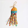 Kraken Natural Woven Palm Leaf Parrot Toy Small