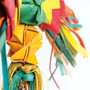 Dragonfly Natural Woven Palm Leaf Parrot Toy Small 3