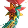 Balls and Stars Stacker Woven Palm Leaf Parrot Toy - Small 4