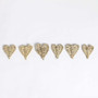 Pack of 6 Small Woven Vine Hearts Parrot Toy Making Parts
