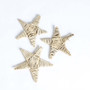 Pack of 3 Large Woven Vine Stars Parrot Toy Making Parts