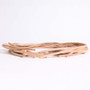 Pack of 6 Leather Strips Parrot Toy Making Part - 45cm x 5mm