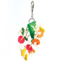 Natural Loofah Triangle Parrot Toy