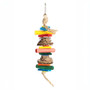 Sweety Wood and Cardboard Stacker Parrot Toy