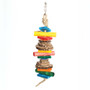 Sweety Wood and Cardboard Stacker Parrot Toy
