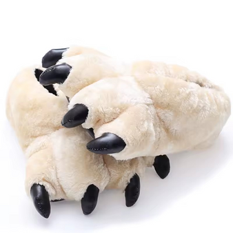 Unisex Paw Slippers with Claws – Cozy, Cute & Wild