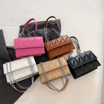 Leather Handle crossbody bag