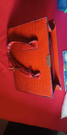 Luxury Vintage Women's Crocodile Pattern Handbag