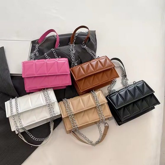 Leather Handle crossbody bag