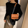 Leather Handle crossbody bag