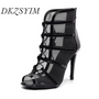 Elegant High-Top Women’s Ballroom Dance Boots