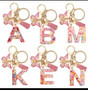 Personalized A–Z Letter Metal Keychain – Sleek Initial Charm Accessory
