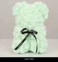 Handmade Flower Teddy rose bear