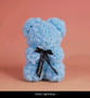 Handmade Flower Teddy rose bear