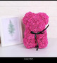Handmade Flower Teddy rose bear
