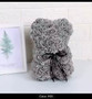 Handmade Flower Teddy rose bear