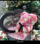 Handmade Flower Teddy rose bear