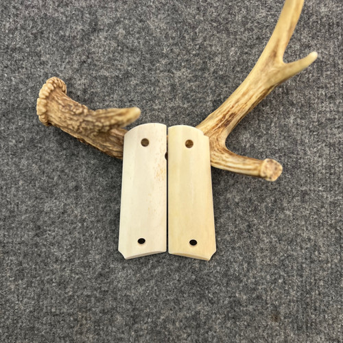 1911 Giraffe Bone Custom Handmade Pistol Grips Fits Standard Government & Commander Models Item #2545
