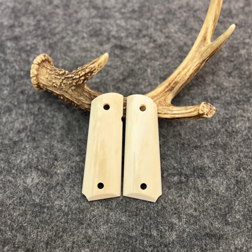 1911 Giraffe Bone Custom Handmade Pistol Grips Fits Standard Government & Commander Models Item #2633