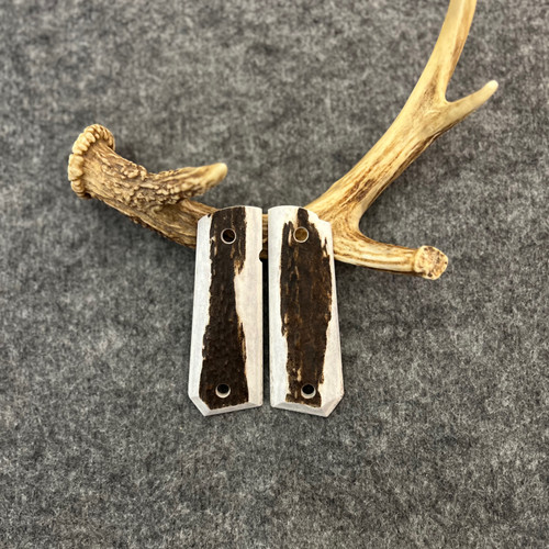 1911 Elk Custom Handmade Pistol Grip With Bobtail Fits Standard Government & Commander Models  Item #2666