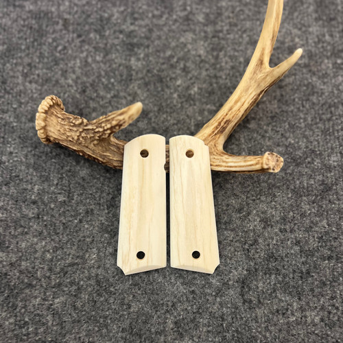 1911 Giraffe Bone Custom Handmade Pistol Grips Fits Standard Government & Commander Models Item #2684